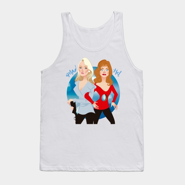 Mad & Hel Tank Top by AlejandroMogolloArt